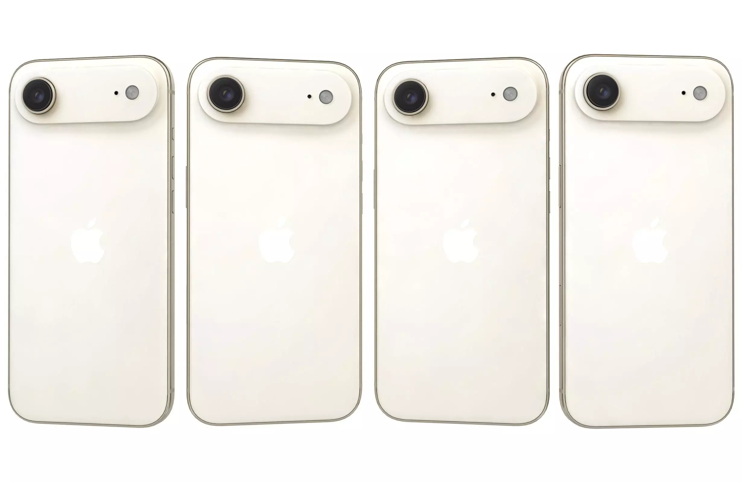 Apple iPhone Air Gold Light 3D model_7