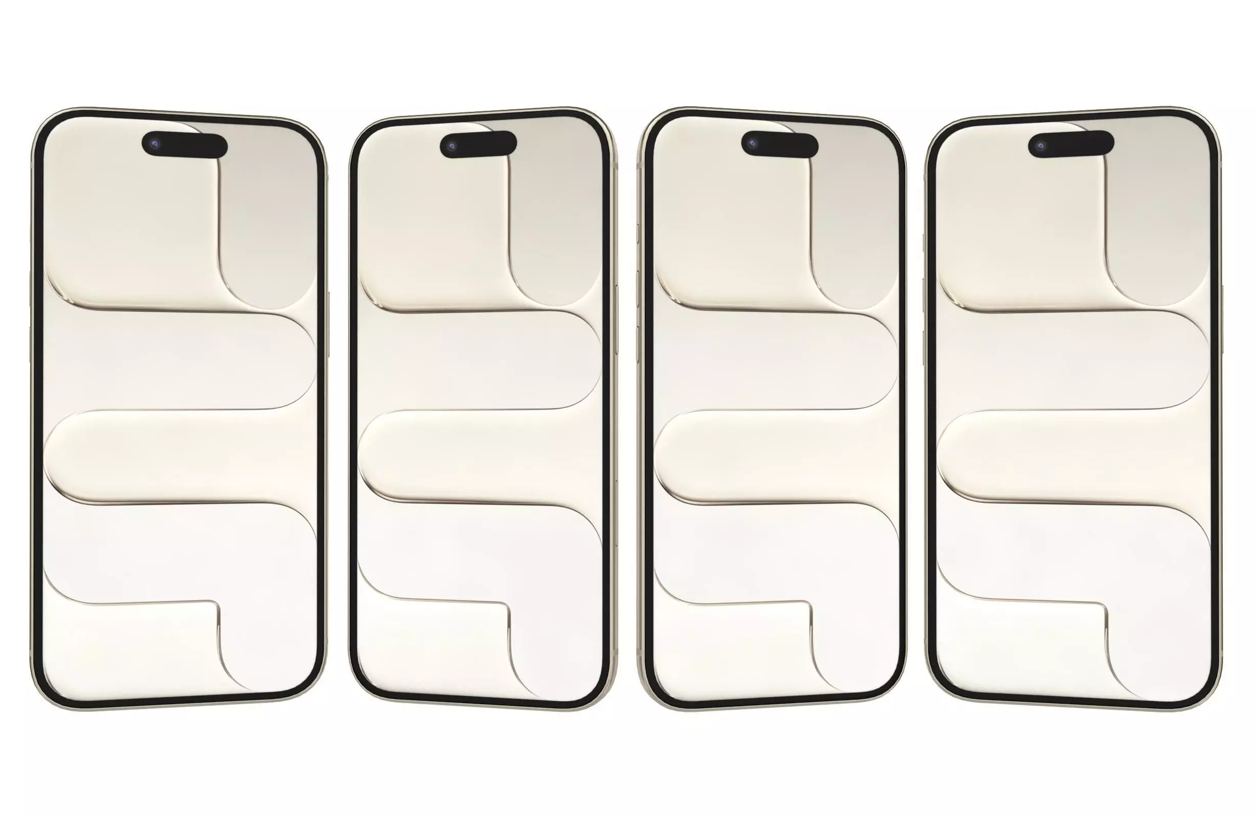 Apple iPhone Air Gold Light 3D model_15