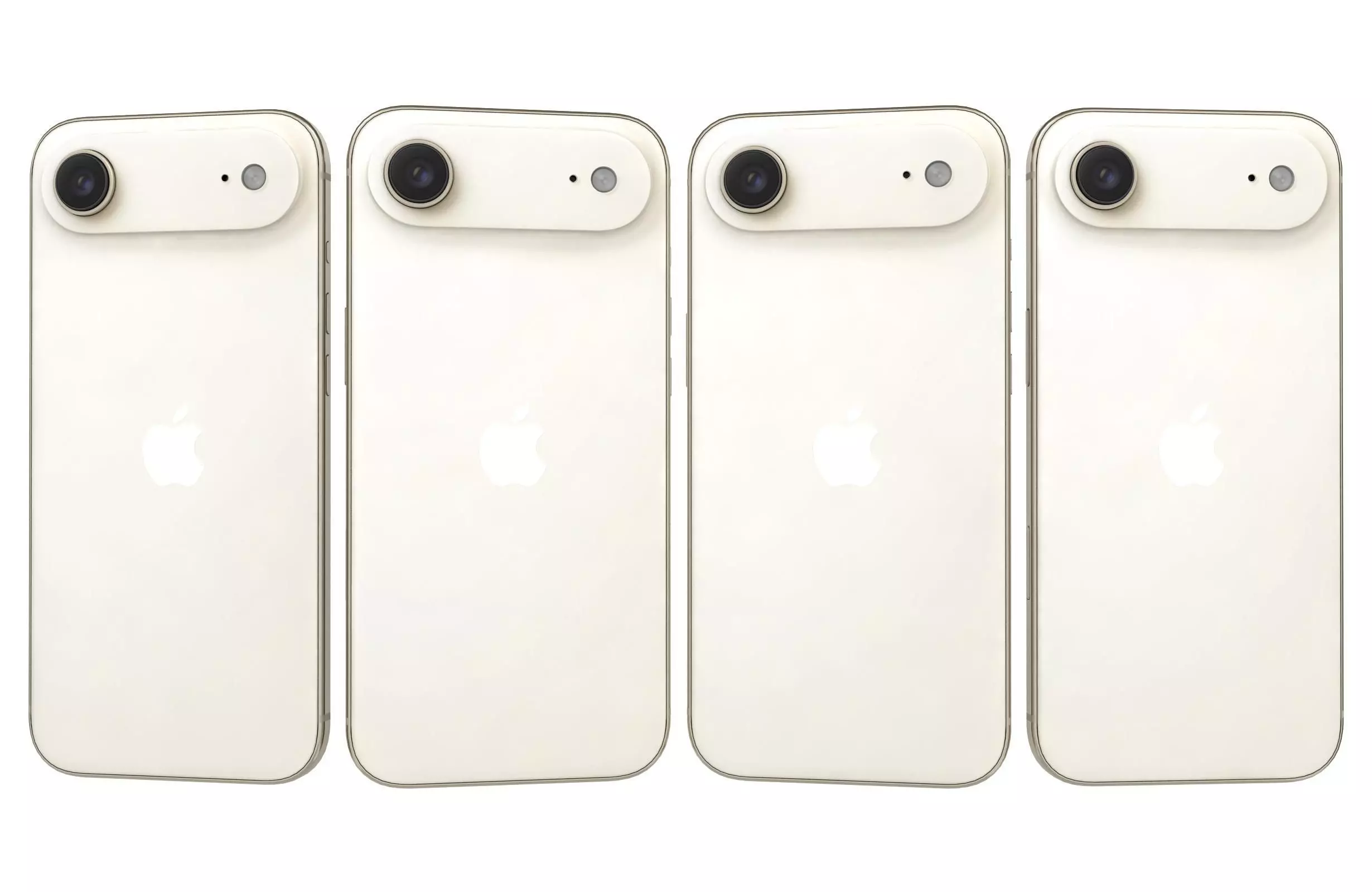 Apple iPhone Air Gold Light 3D model_6