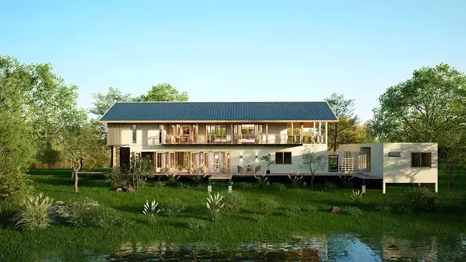 Modern tropical house