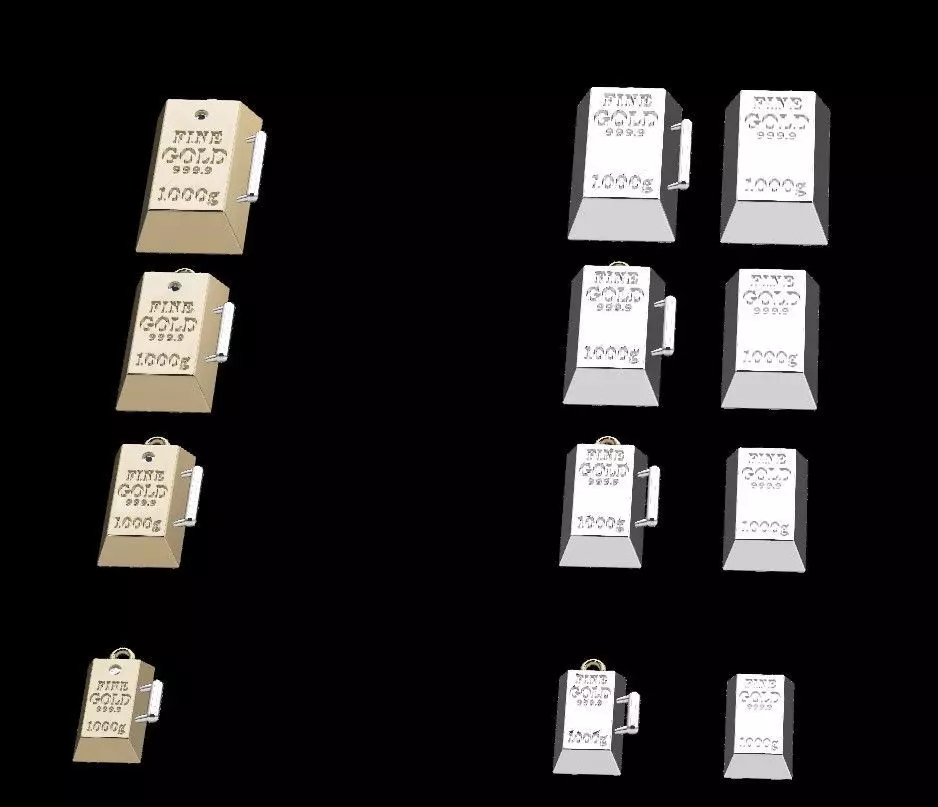 fine gold kulce  3D model_4