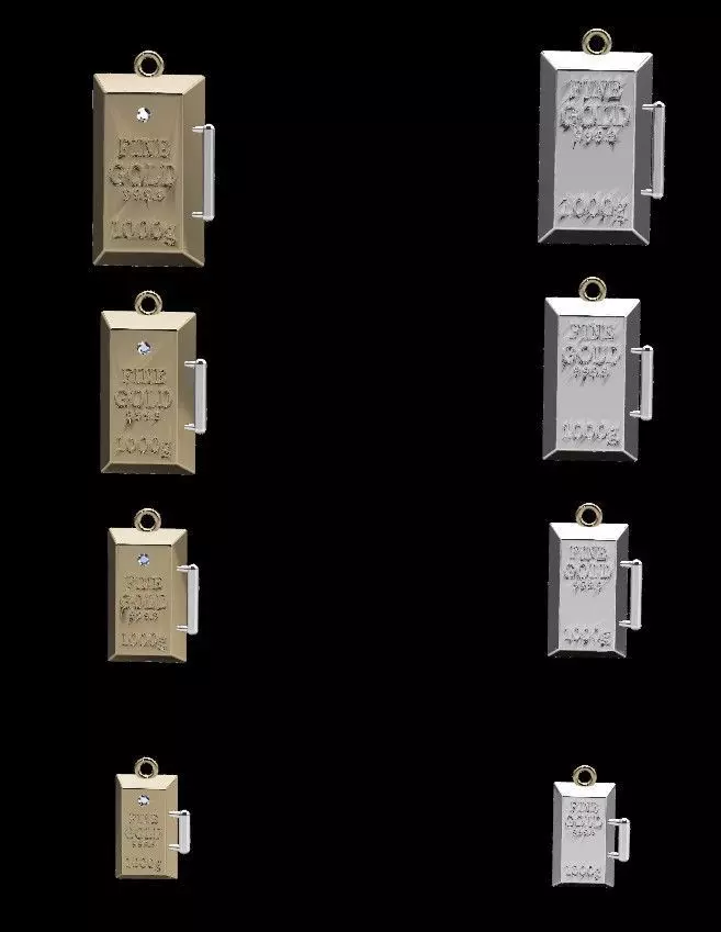 fine gold kulce  3D model_2