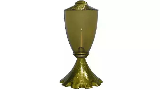 Mystic Candle Holder Stylized  Medieval Environments