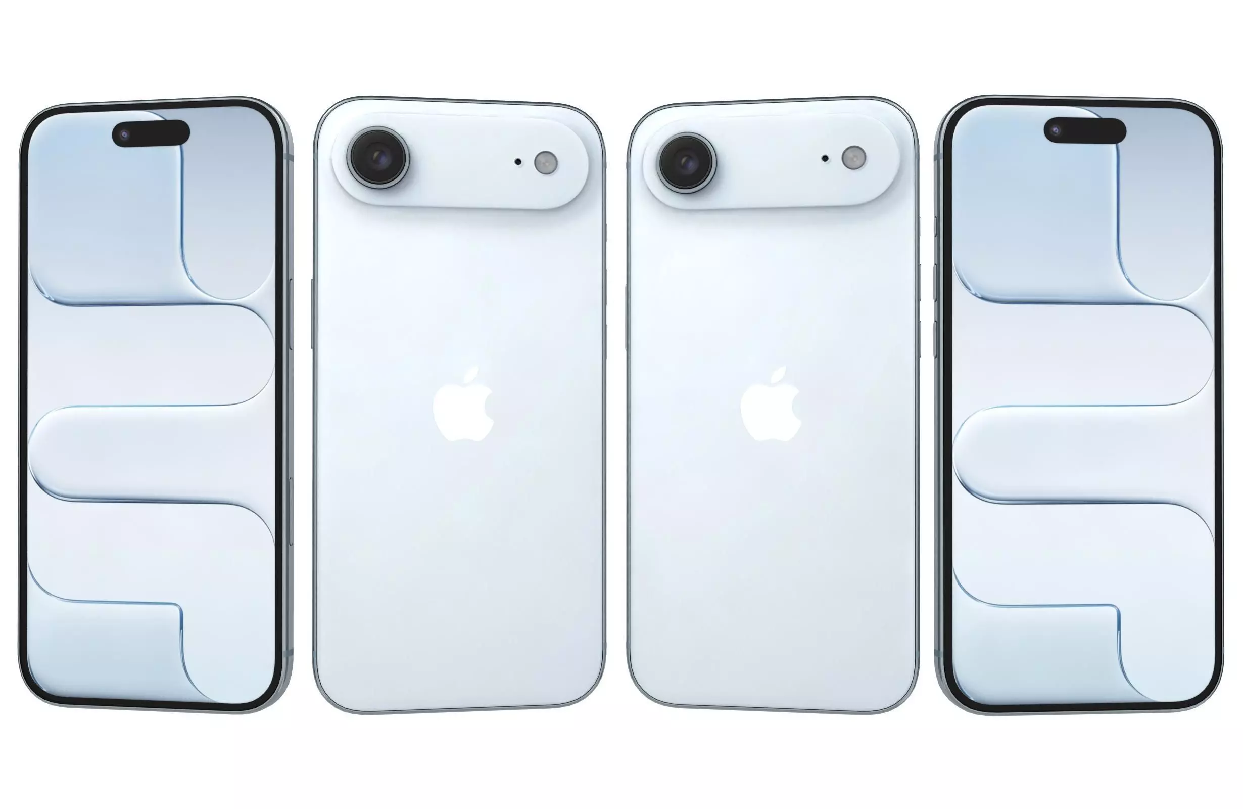 Apple iPhone Air All Colors 3D model_1
