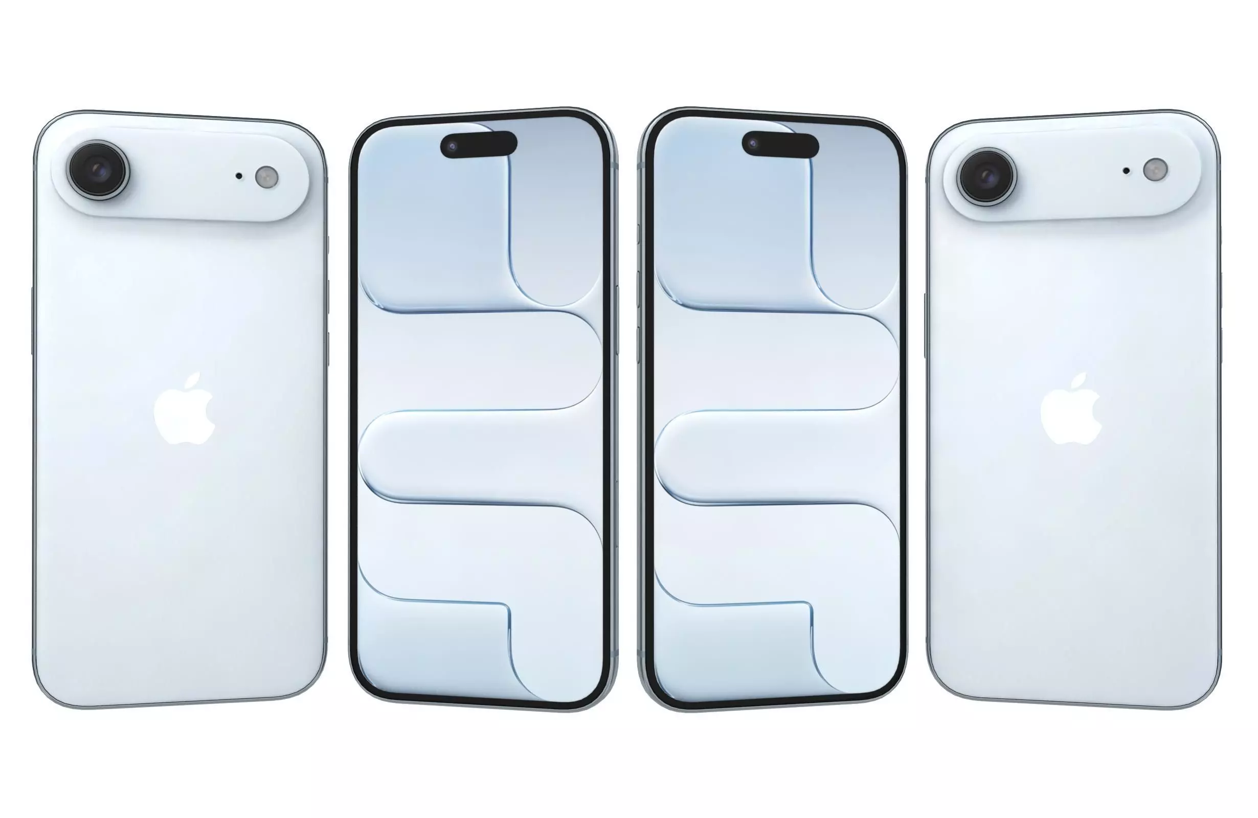 Apple iPhone Air All Colors 3D model_29