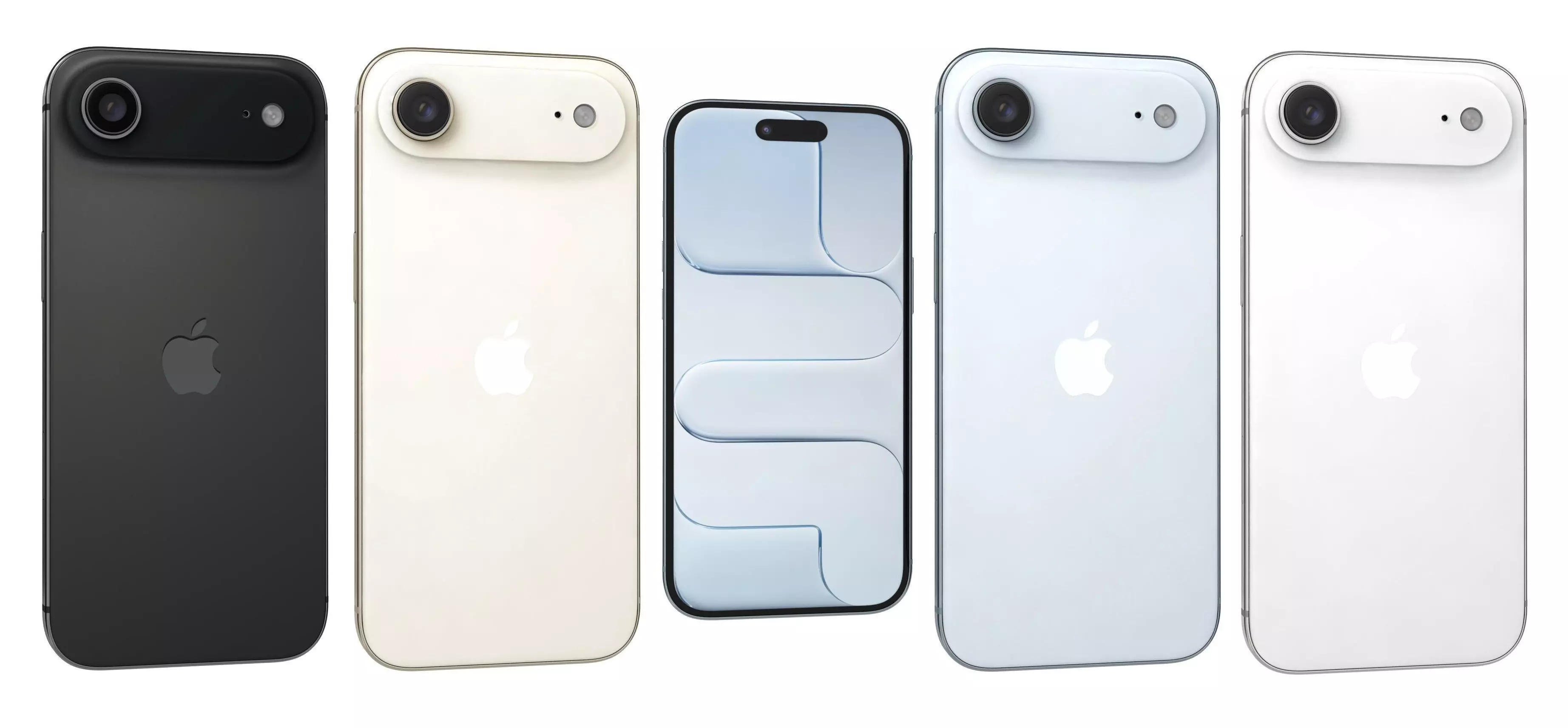 Apple iPhone Air All Colors 3D model_0