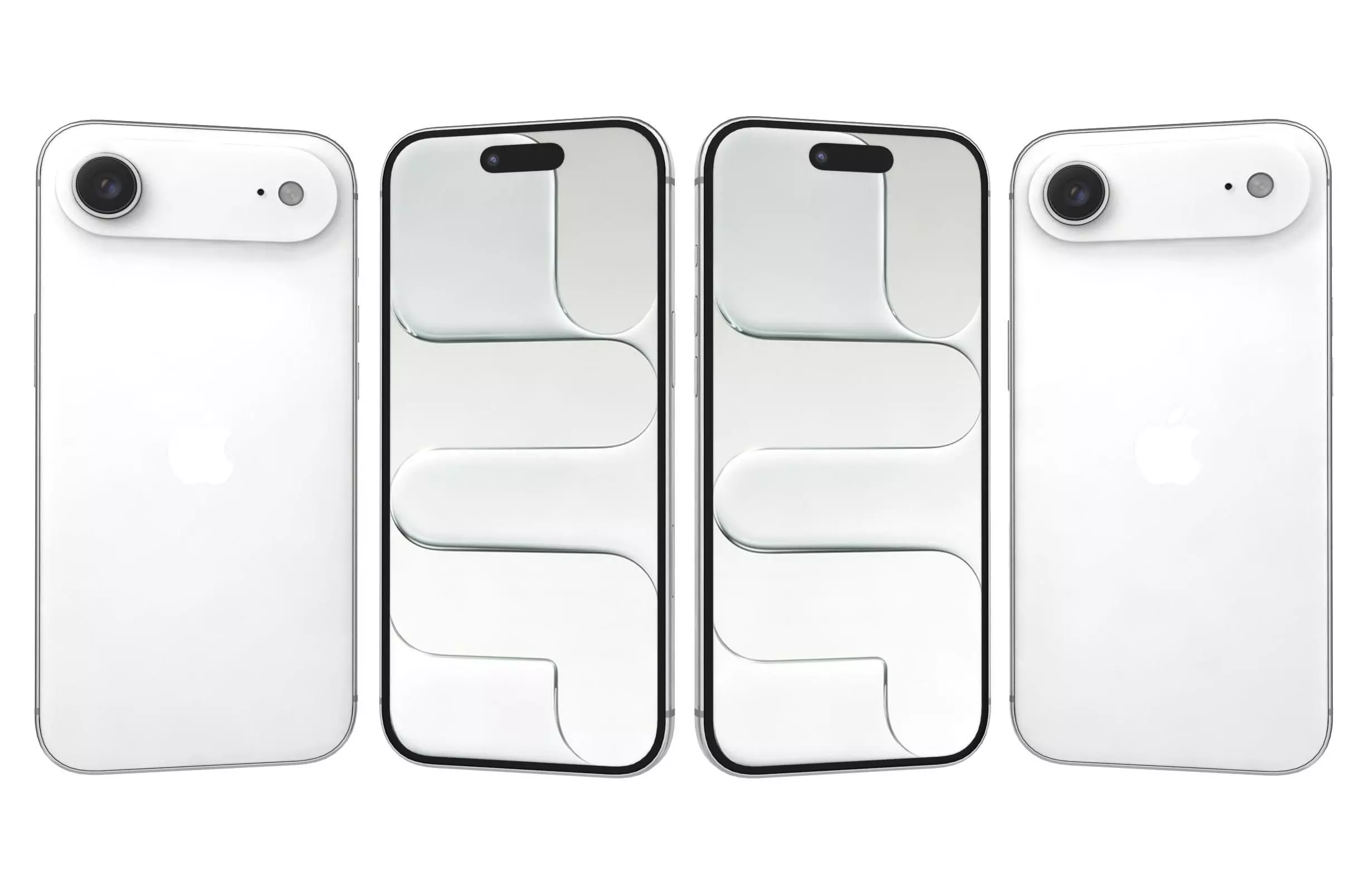 Apple iPhone Air All Colors 3D model_4