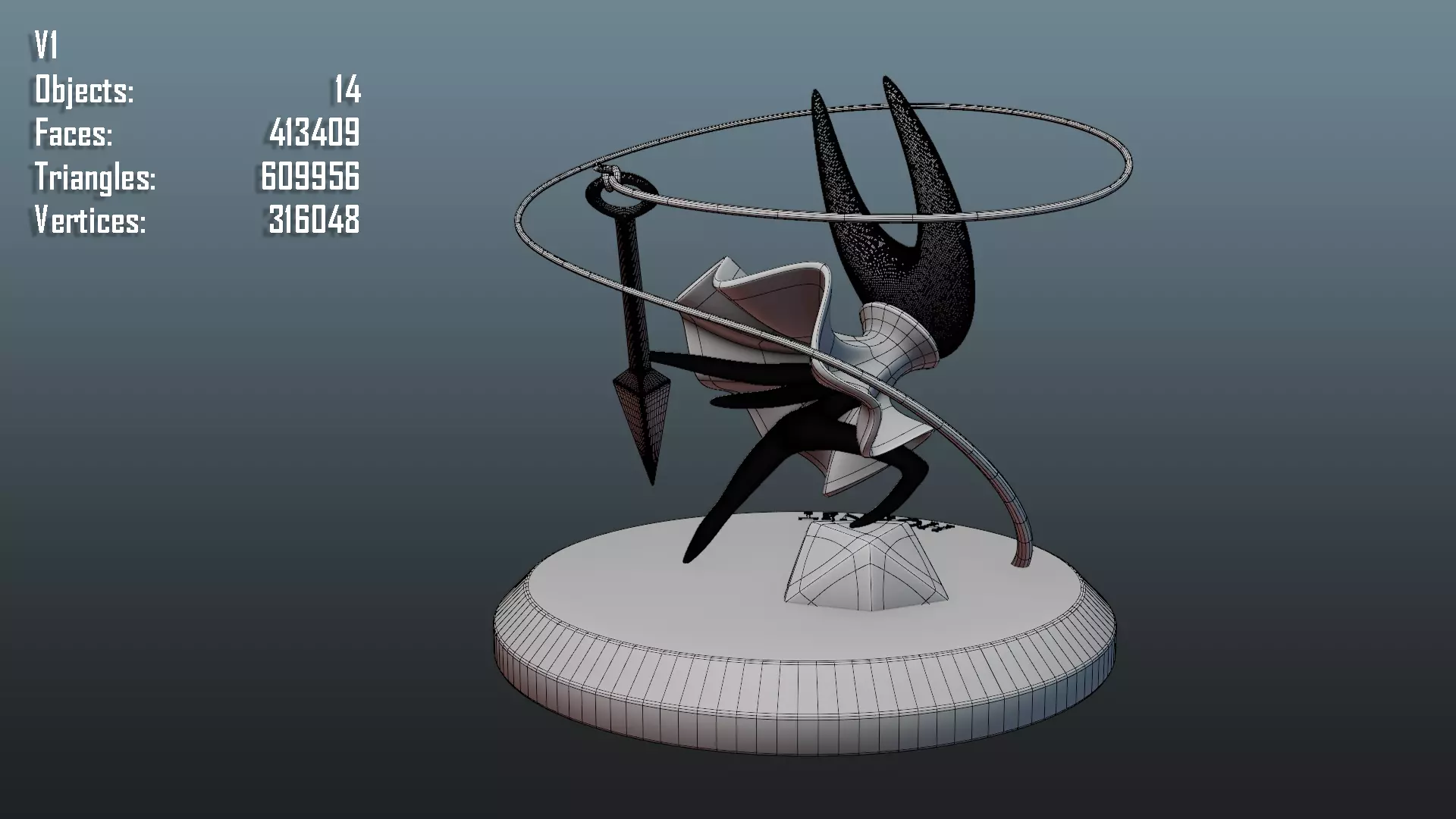 Hollow Knight Silksong - Hornet 3D print model_12