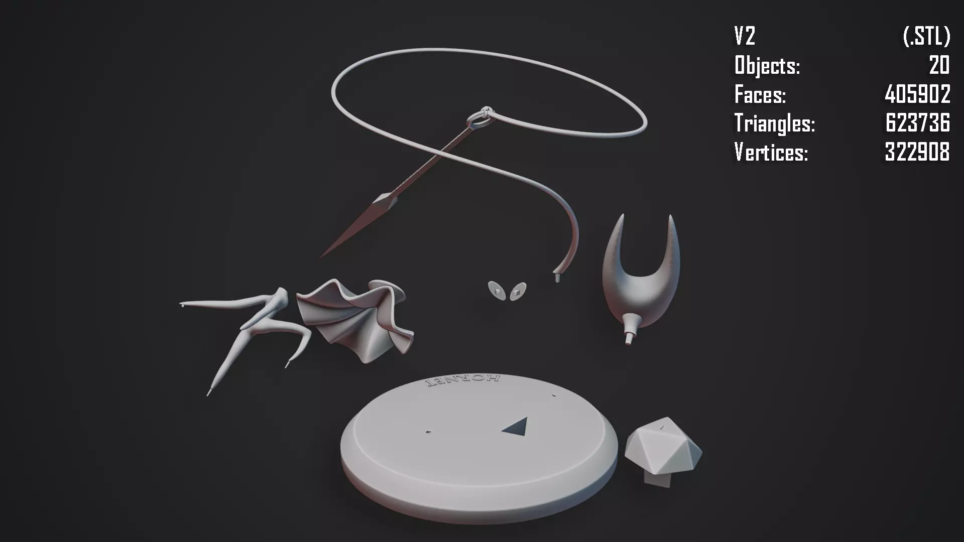 Hollow Knight Silksong - Hornet 3D print model_16