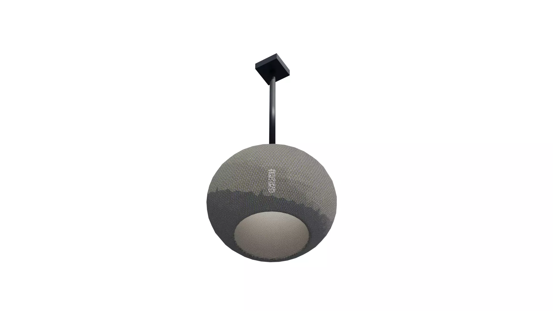 Stamen pendant lamp with pbr materials Low-poly 3D model_1