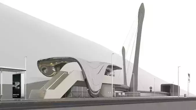 Nordpark Station - Zaha Hadid