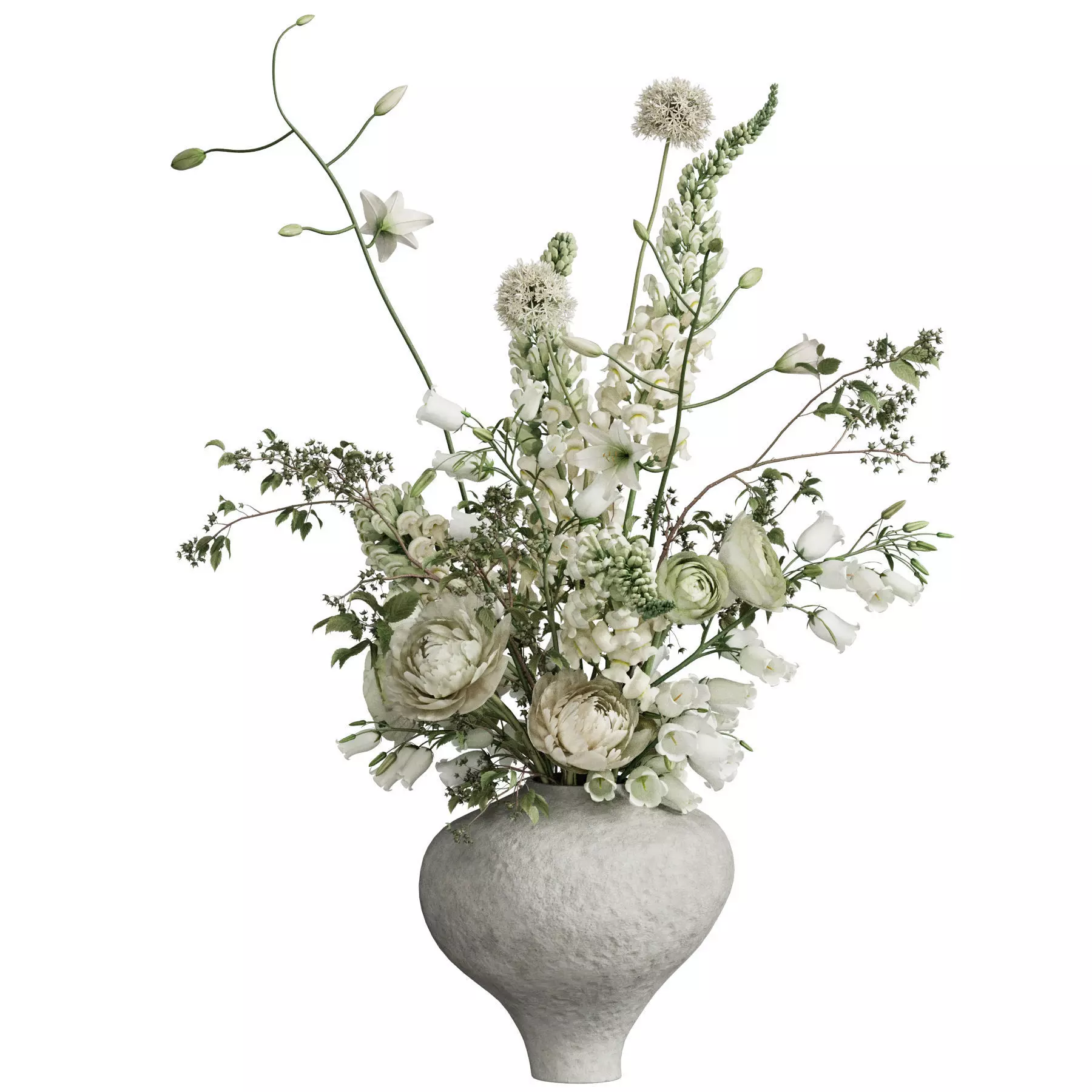 Flower In Vase 103 3D model_0