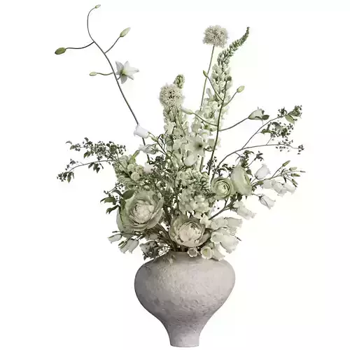 Flower In Vase 103 3D model Flower In Vase 103 3D model