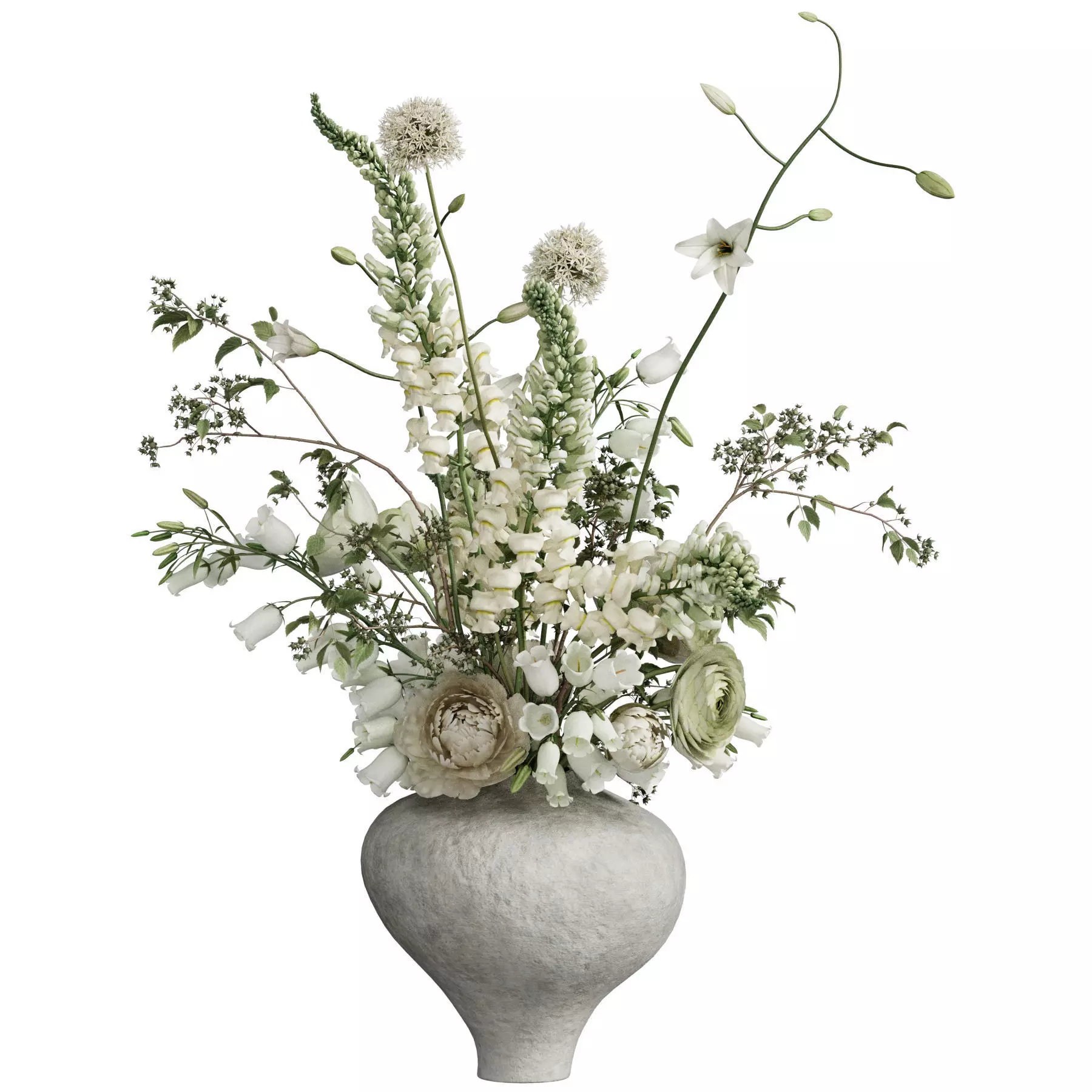 Flower In Vase 103 3D model_1