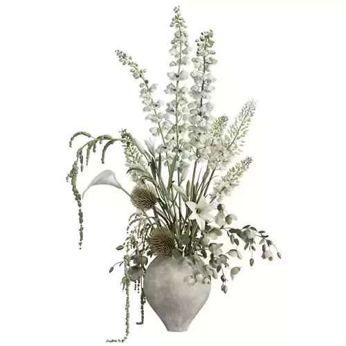 Flower In Vase 105 3D model Flower In Vase 105 3D model