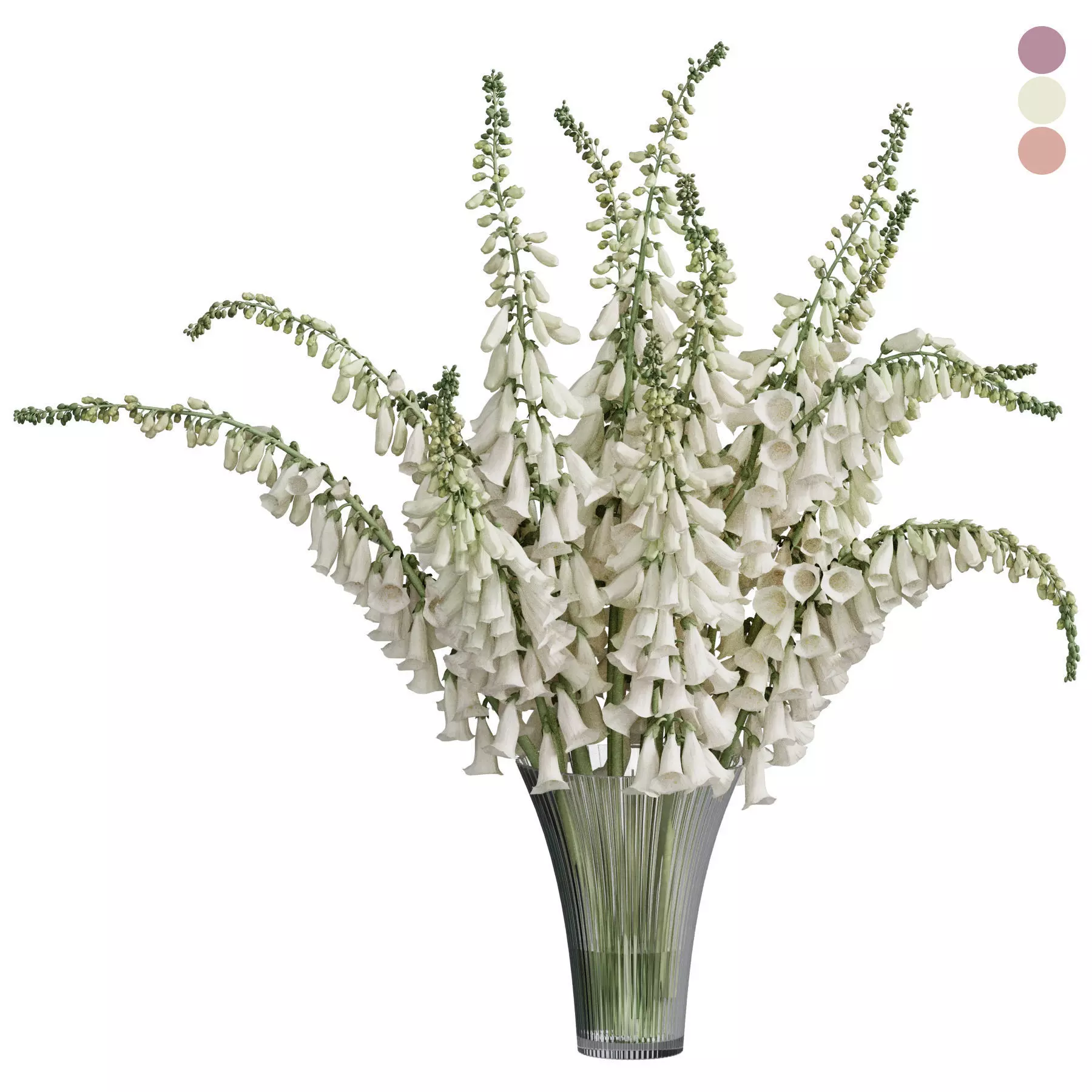 Flower In Vase 106 3D model_0