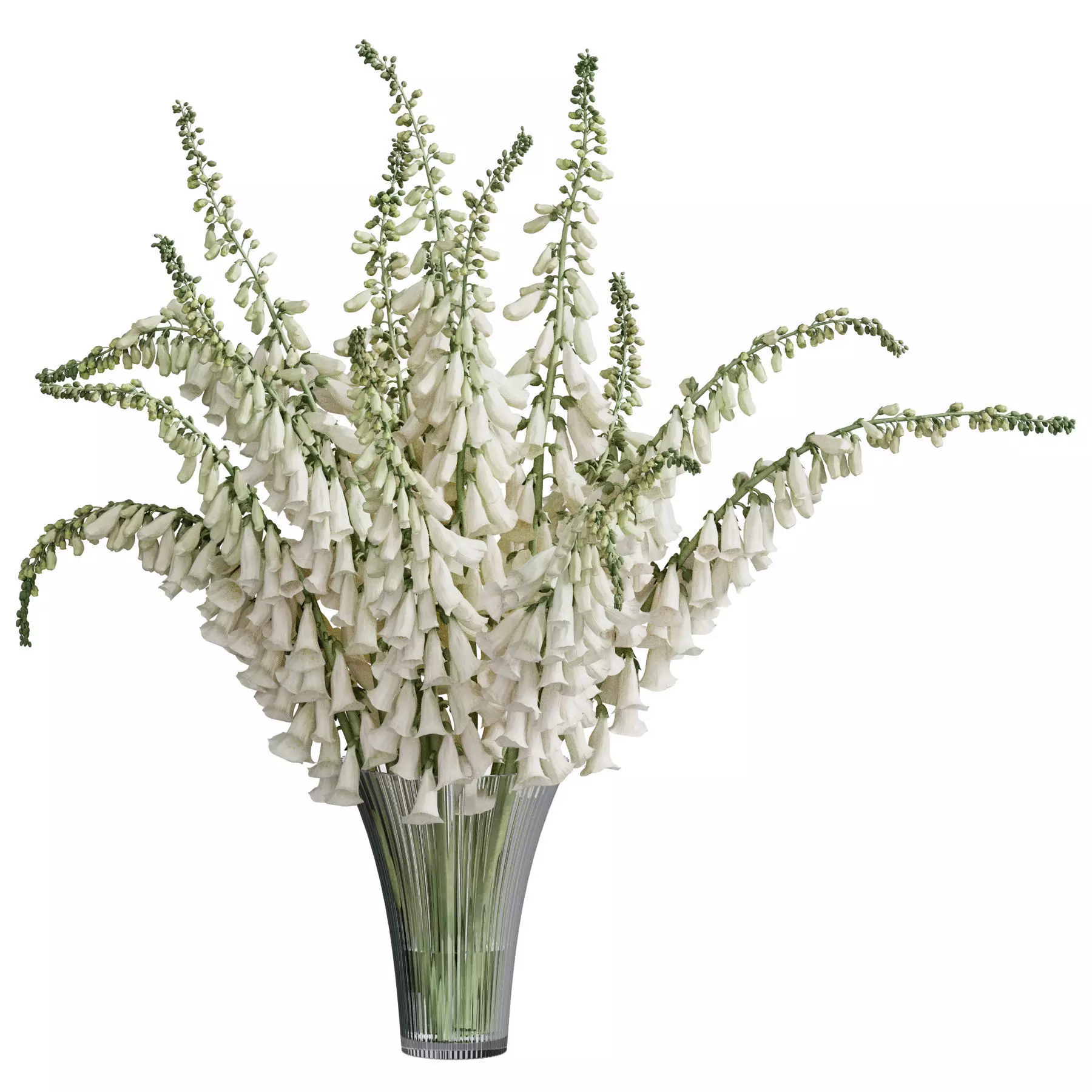 Flower In Vase 106 3D model_3