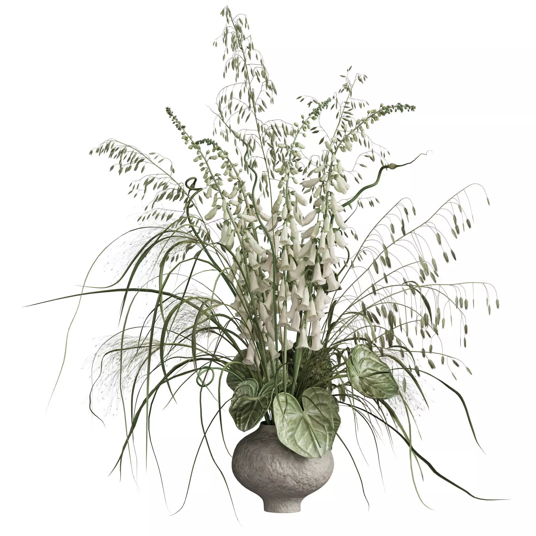 Flower In Vase 107 3D model_1