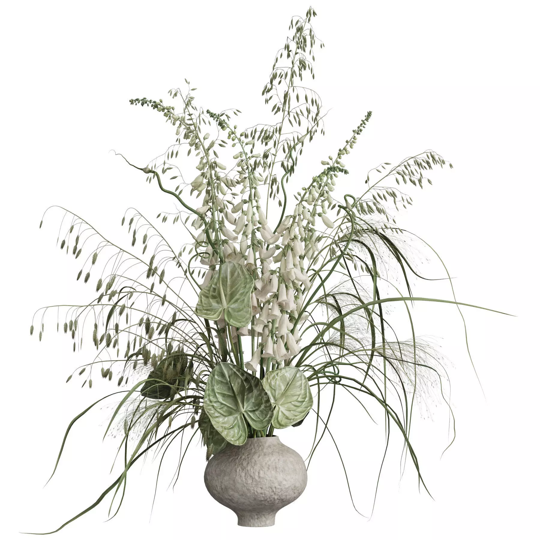 Flower In Vase 107 3D model_0