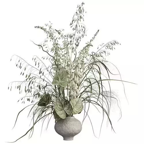 Flower In Vase 107 3D model