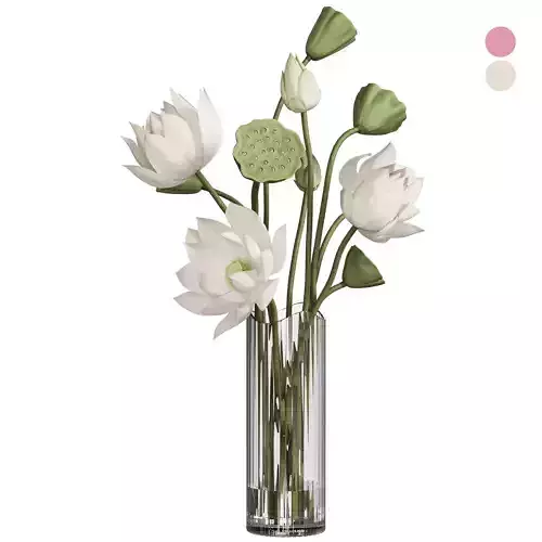 Flower In Vase 108 3D model Flower In Vase 108 3D model