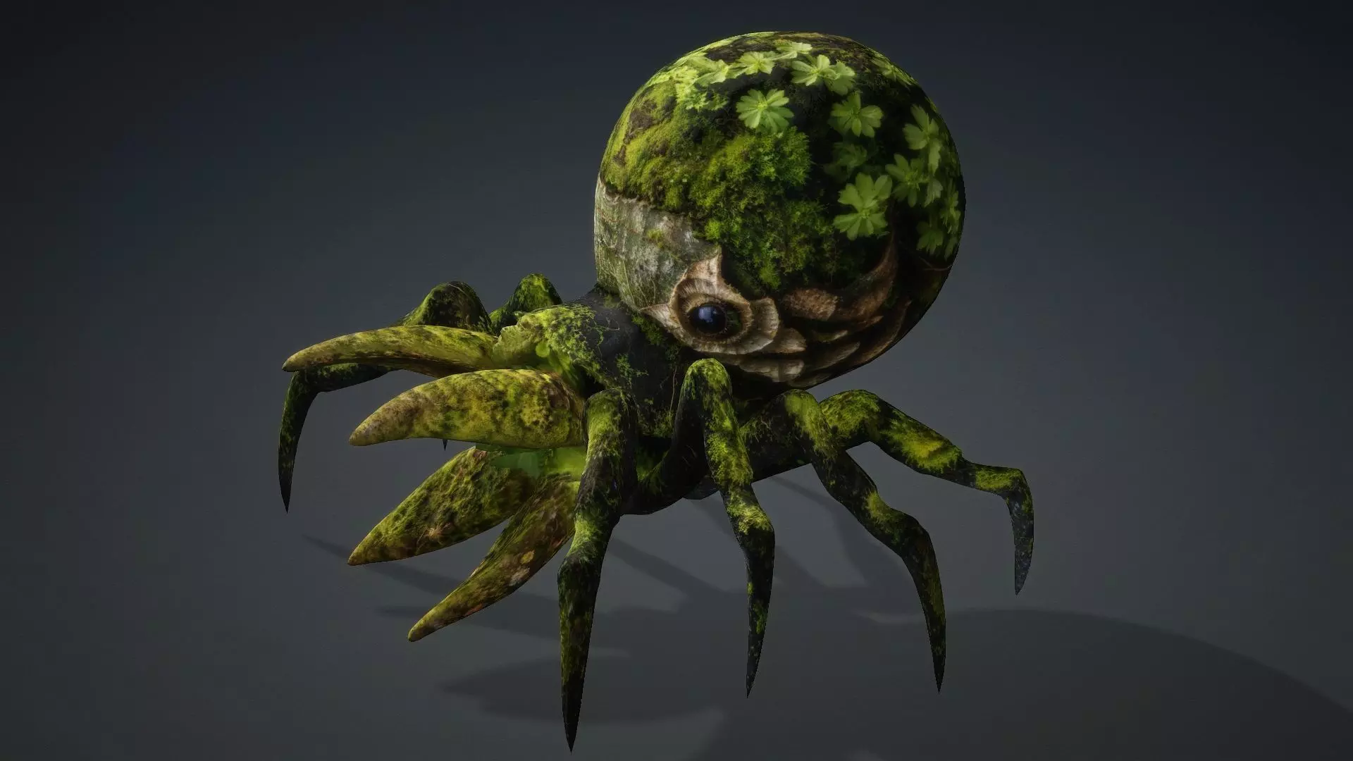 Spider Monster-V1c 3D model_10