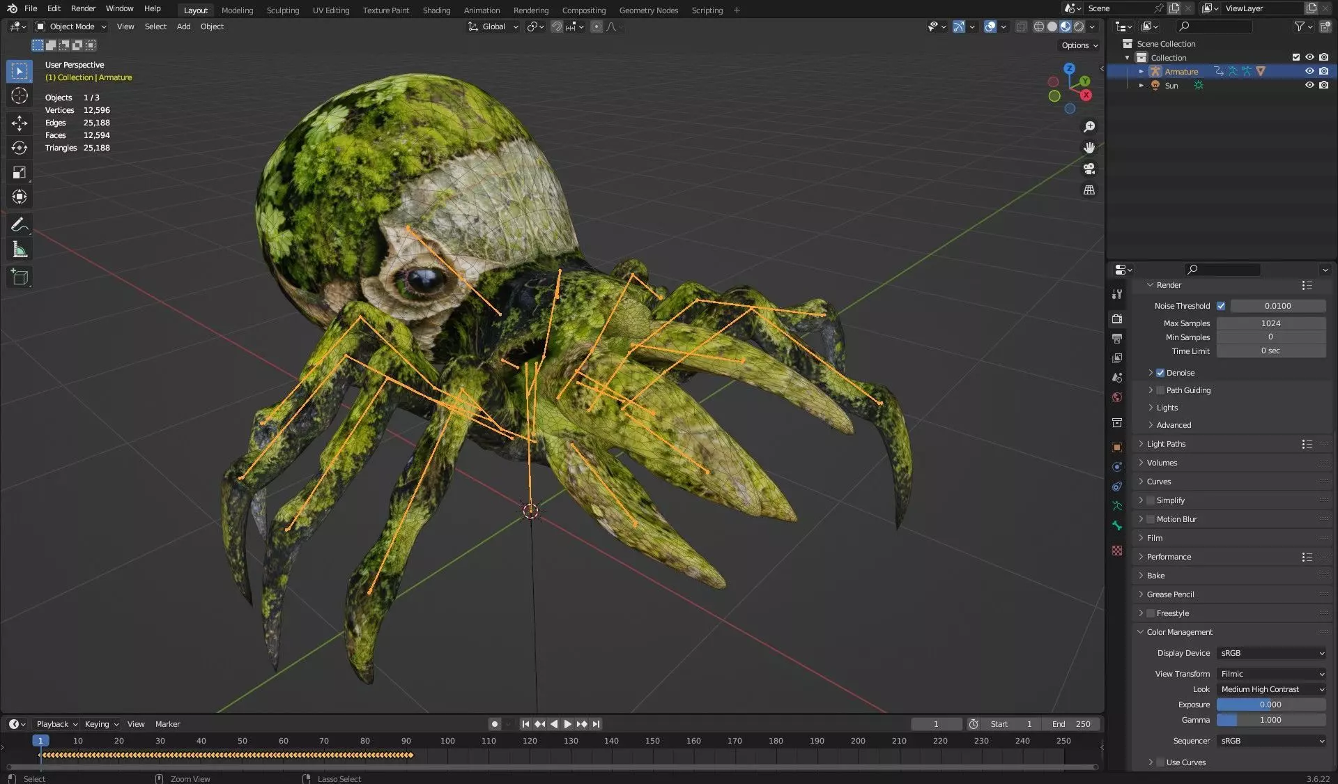Spider Monster-V1c 3D model_17