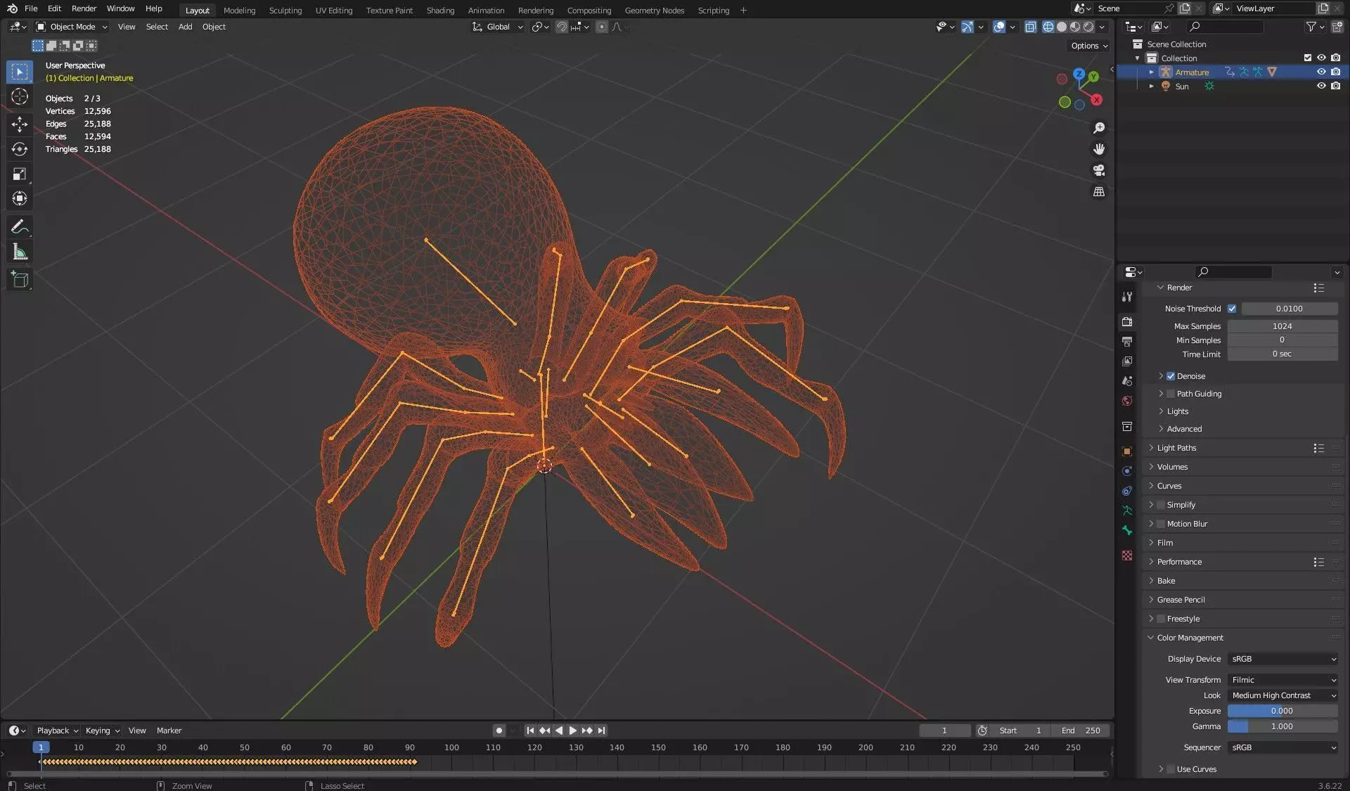 Spider Monster-V1c 3D model_19