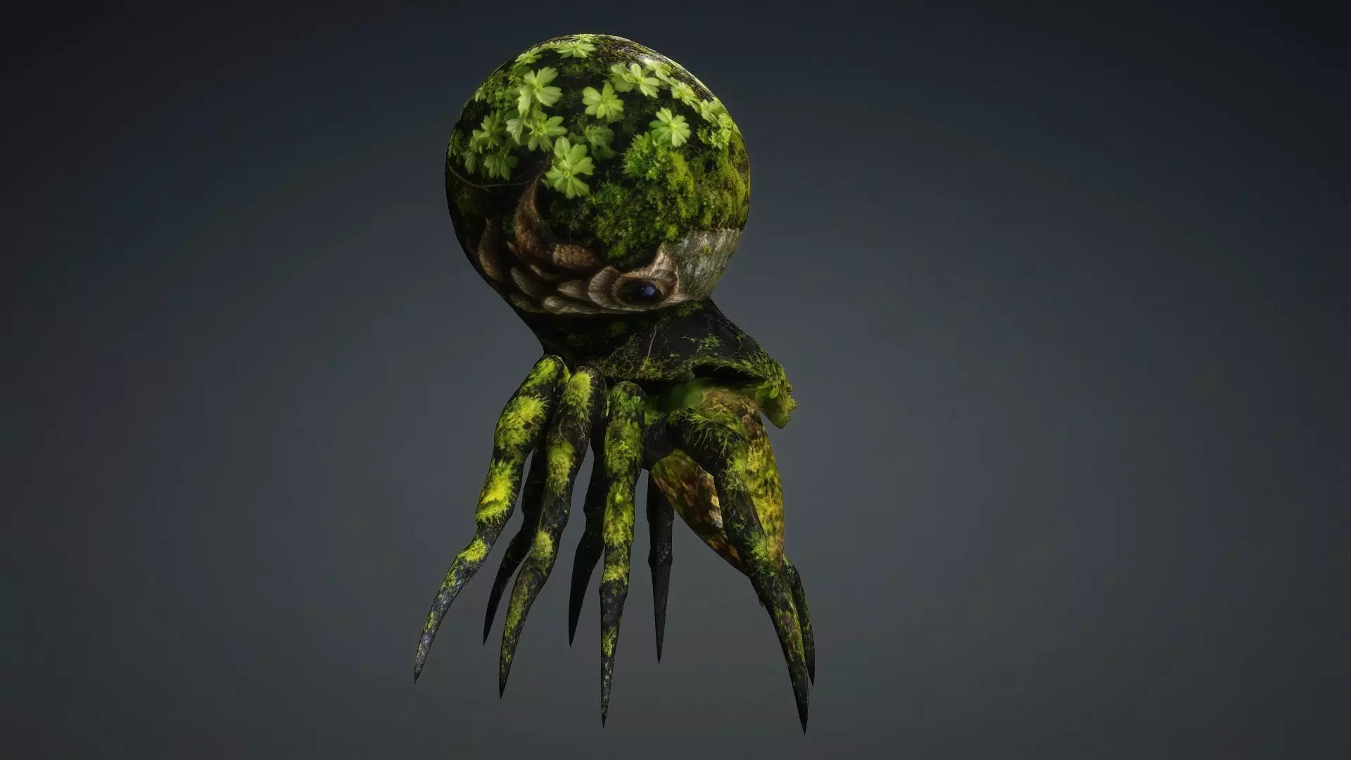 Spider Monster-V1c 3D model_4