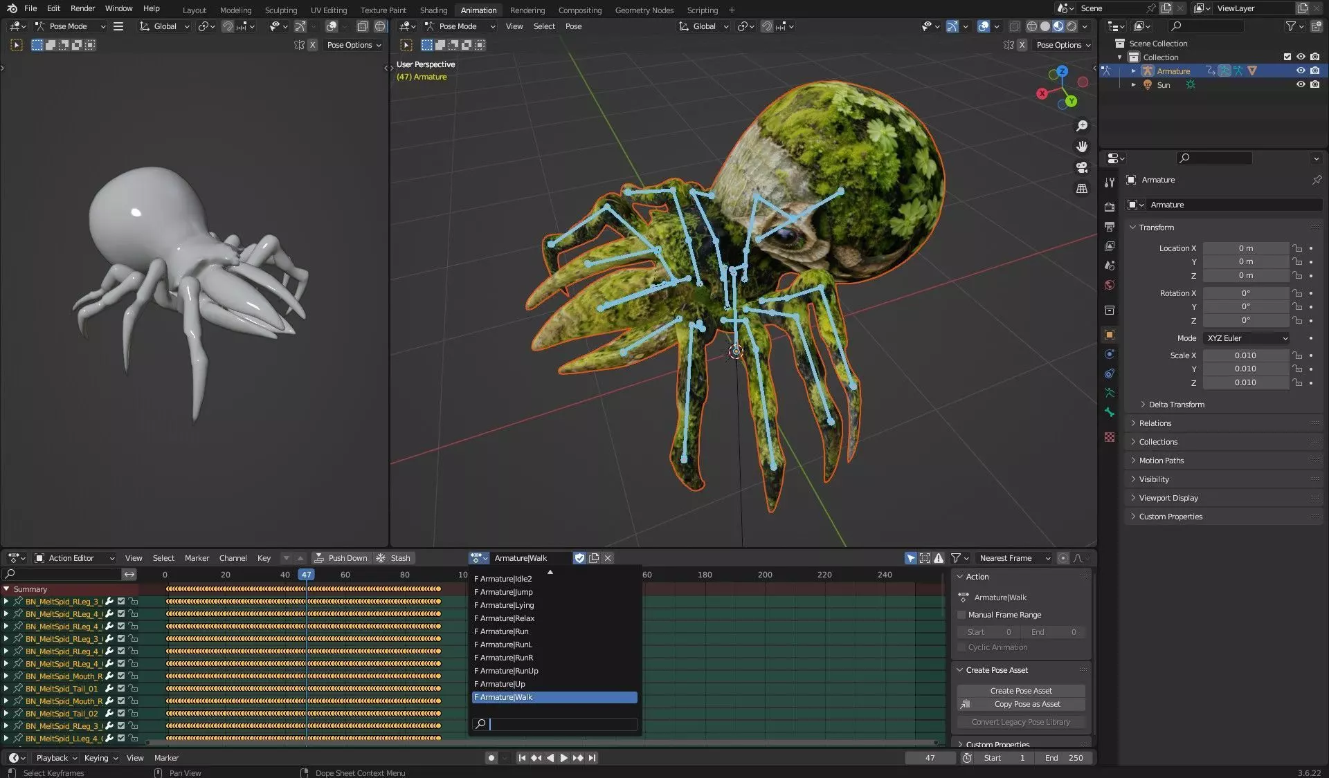 Spider Monster-V1c 3D model_20