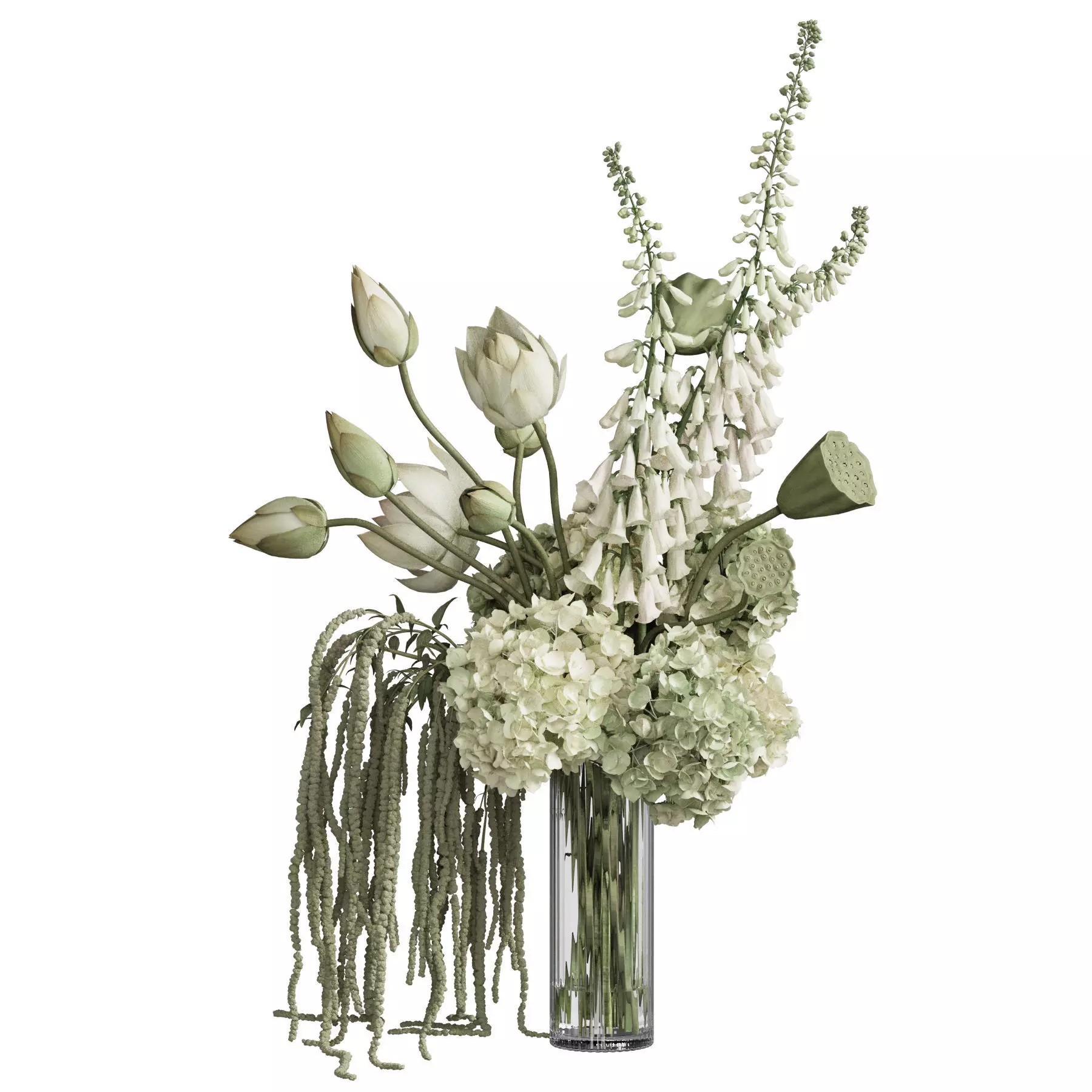 Flower In Vase 109 3D model_1