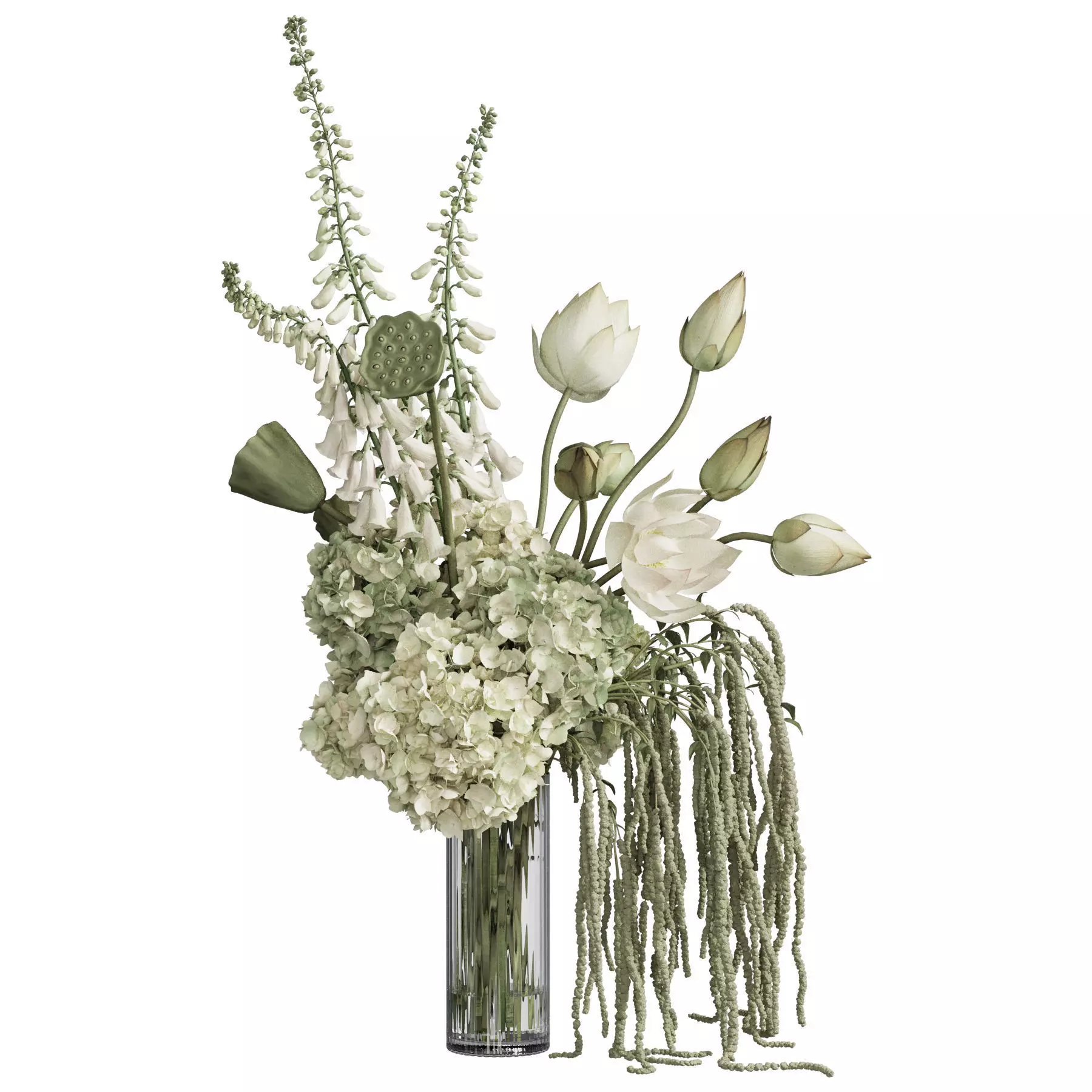 Flower In Vase 109 3D model_0