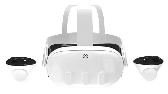 Meta Quest 3 VR Mask 3D Model 3D model