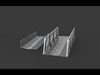 Railway Steel Bridge 3D model_1