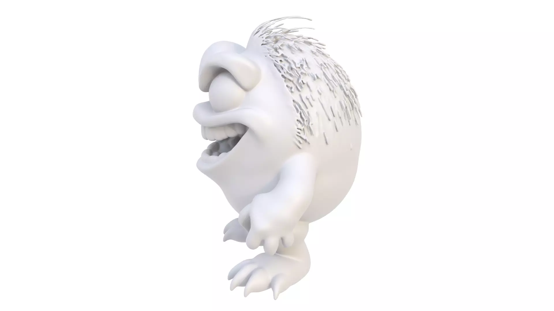Monster character 04 3D model_2