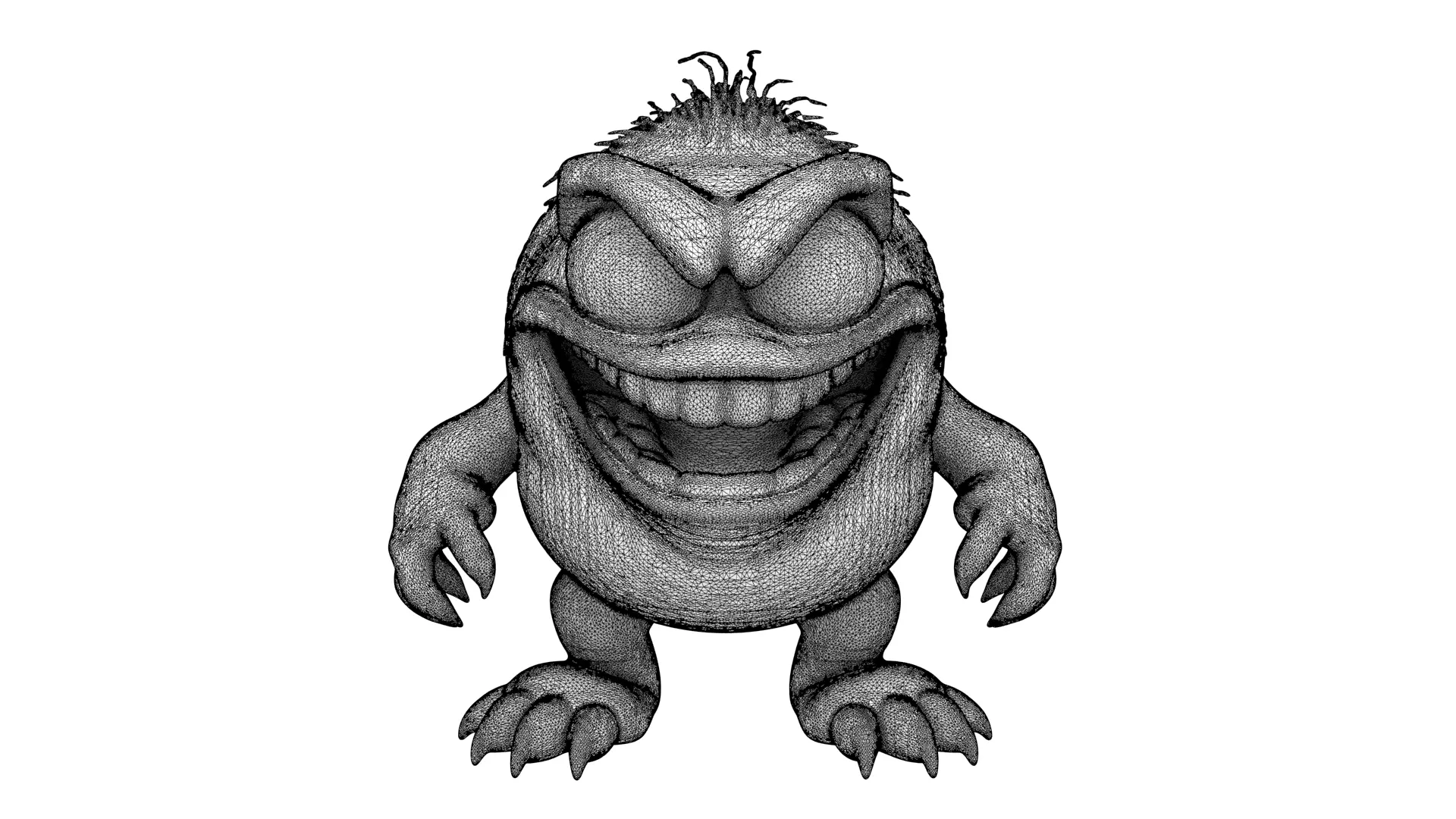 Monster character 04 3D model_8