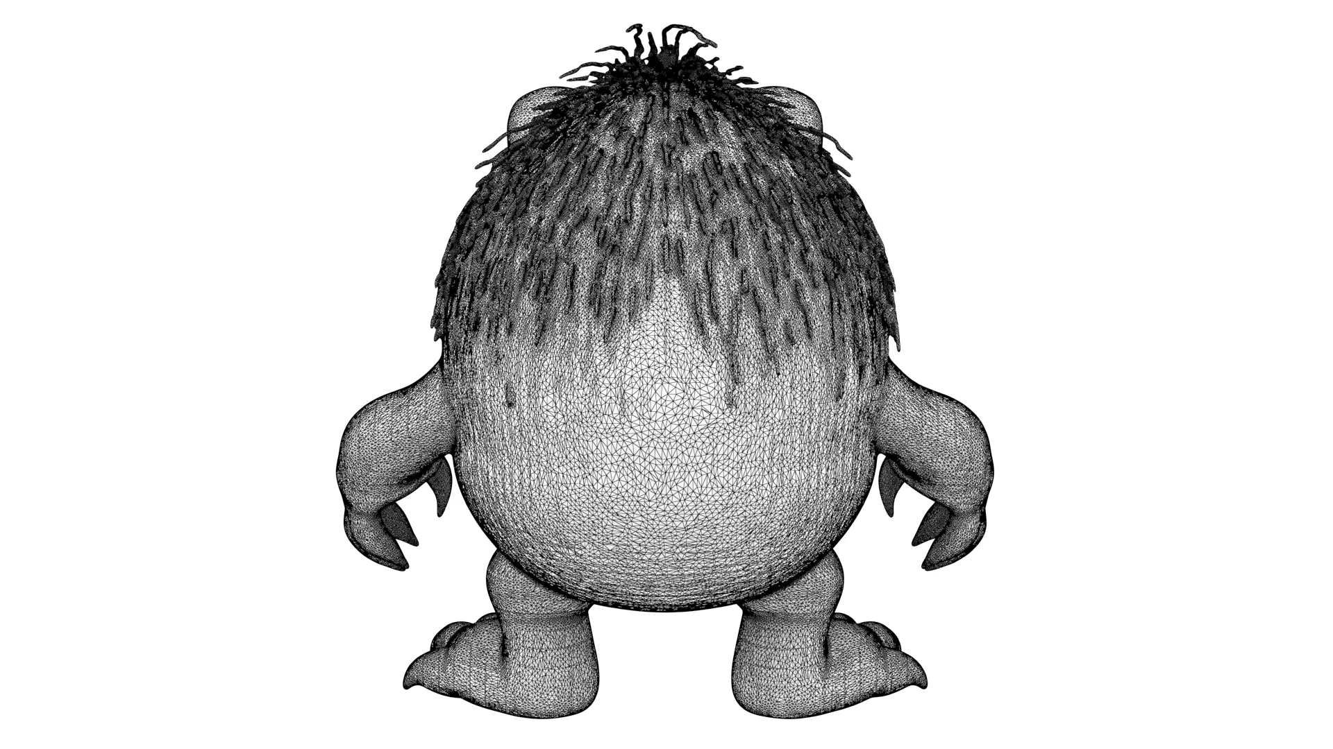 Monster character 04 3D model_9
