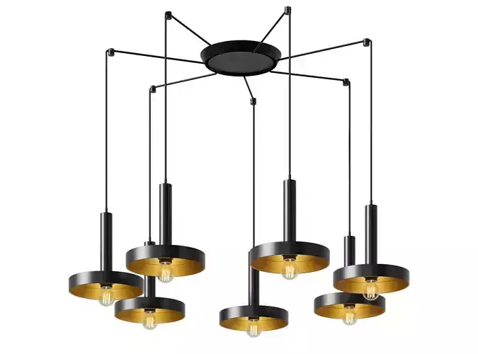 Faro Barcelona Whizz 7L Chandelier