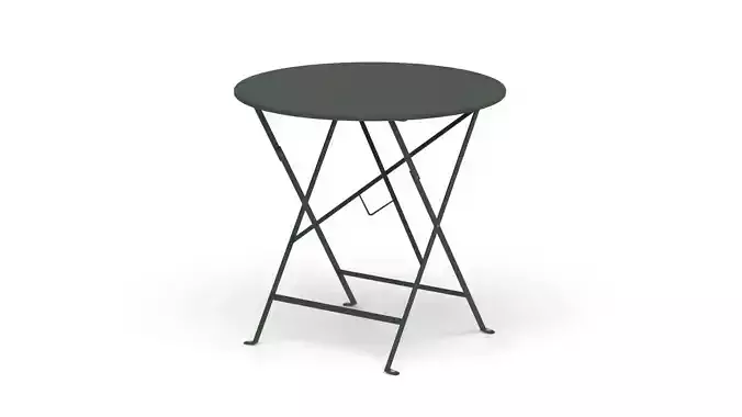 Bistro Round Table Low-poly 3D model