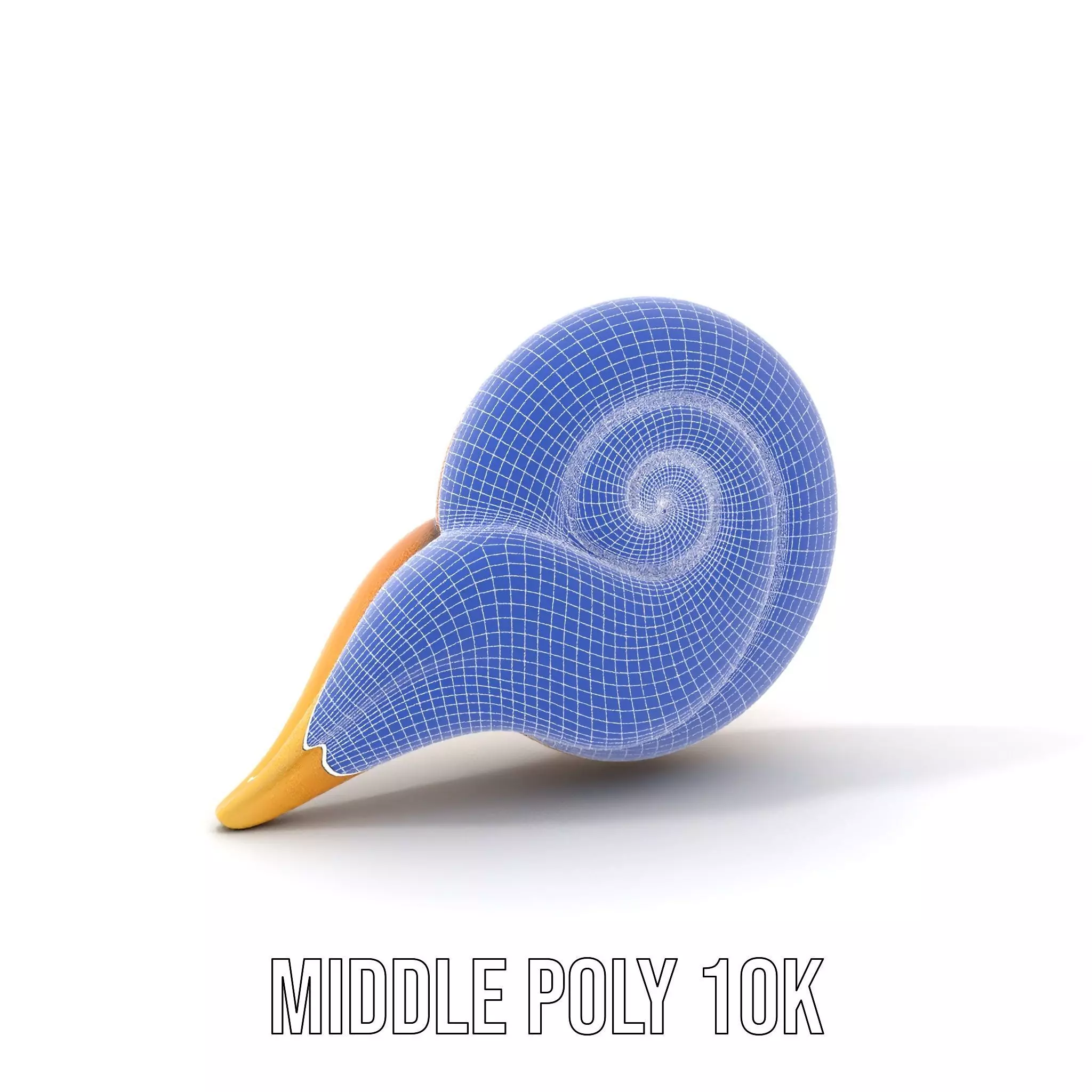 Glossy Spiral Shell model pack Low-poly 3D model_14