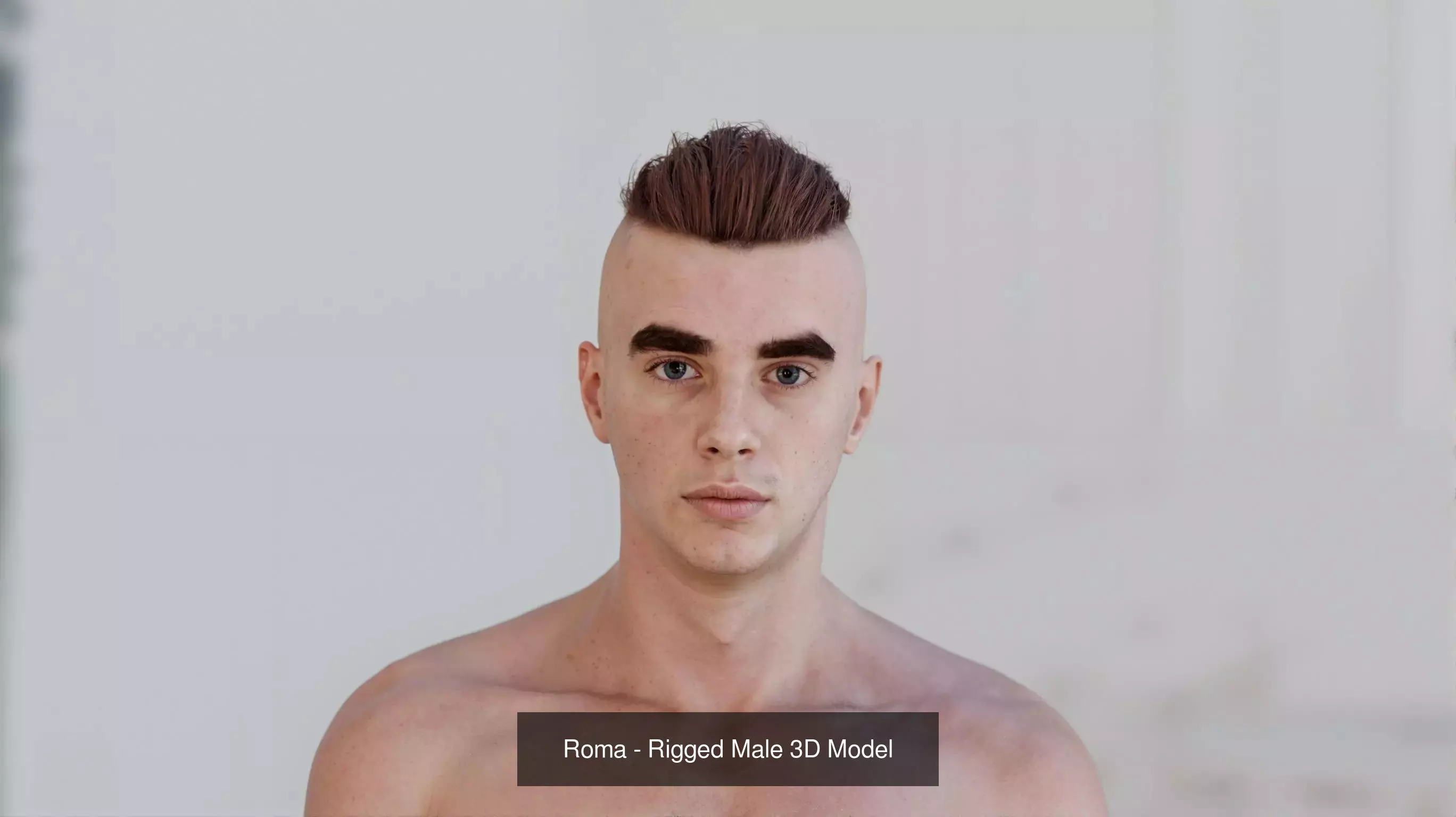 Realistic Male Characters Pack - 5 Rigged 3D Models 3D Model Collection_1
