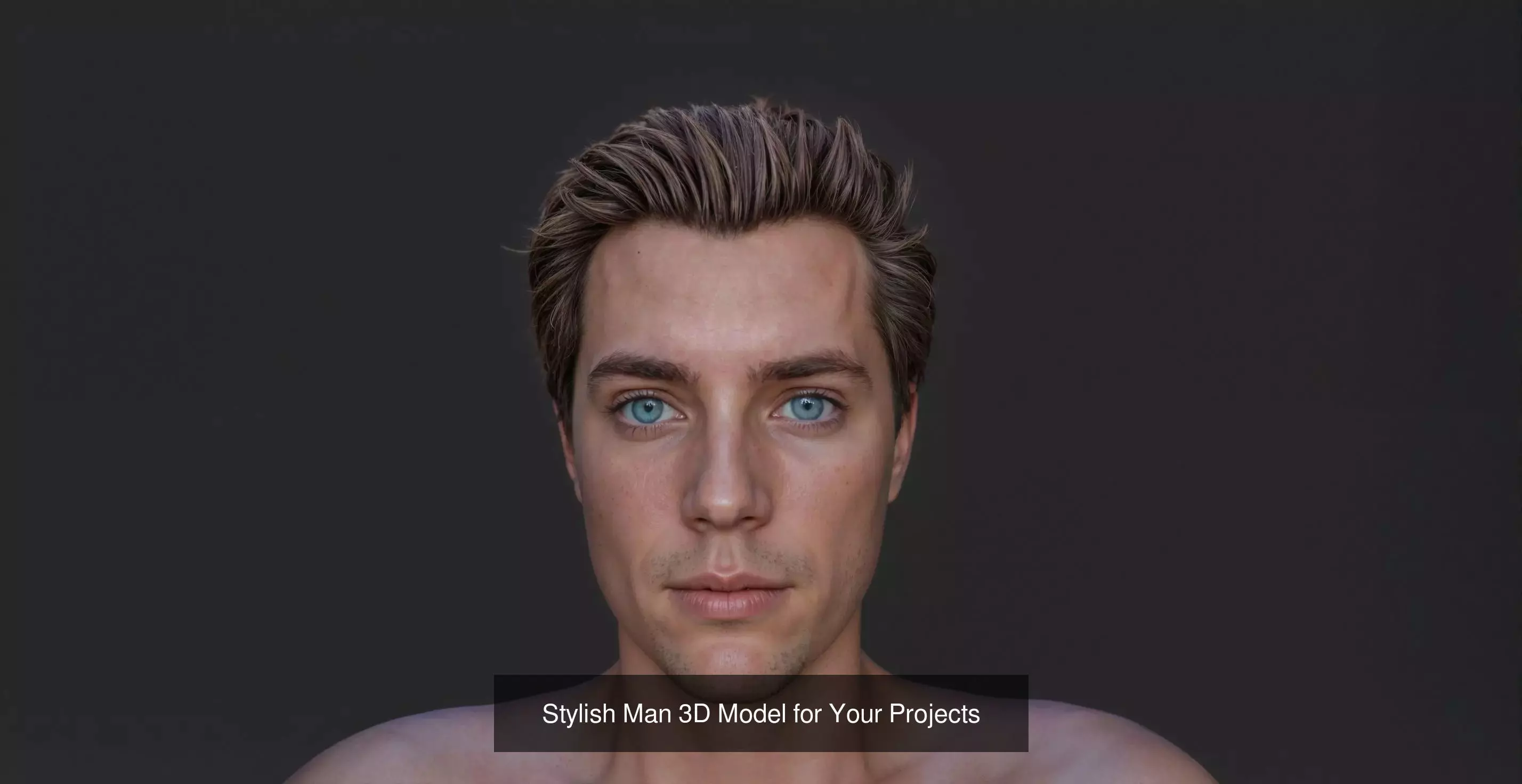 Realistic Male Characters Pack - 5 Rigged 3D Models 3D Model Collection_3