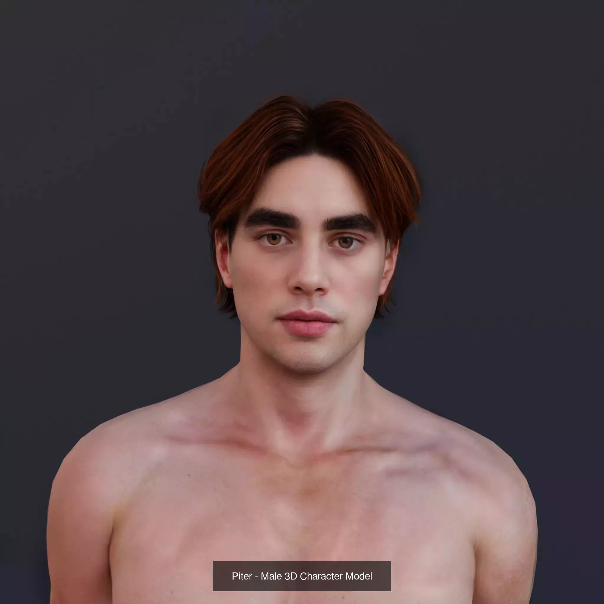 Realistic Male Characters Pack - 5 Rigged 3D Models 3D Model Collection_2