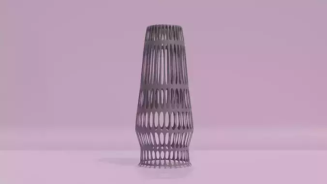 Narrow top vase helix