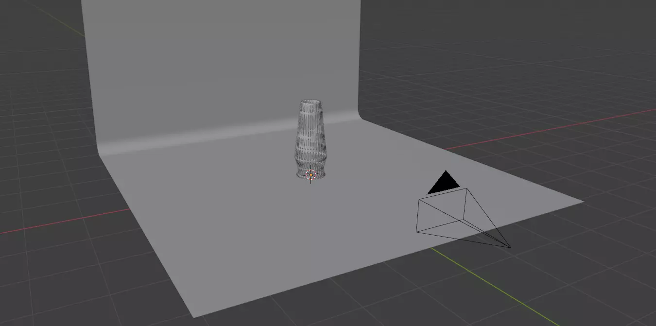 Narrow top vase helix 3D model_1