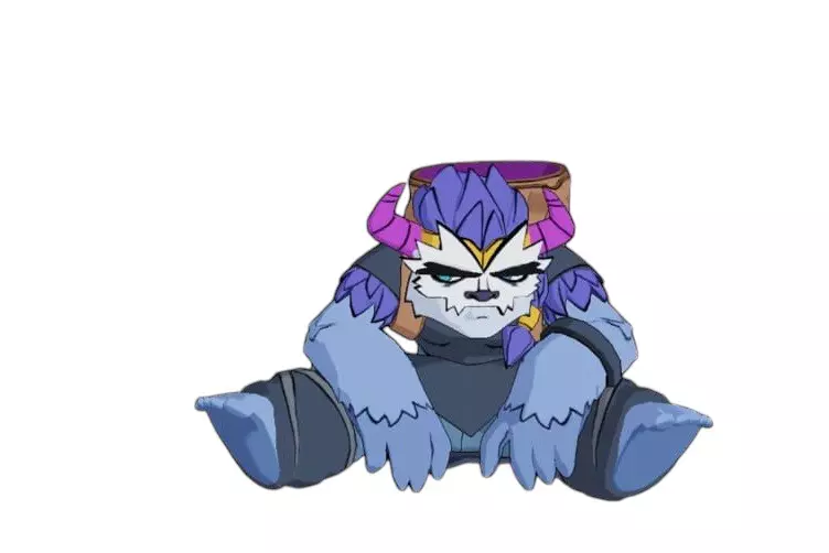 CoC Yeti Champion Legendary Skin Pose 1 3D print model_5