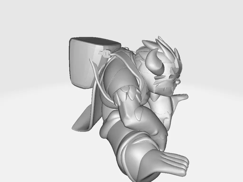 CoC Yeti Champion Legendary Skin Pose 1 3D print model_4
