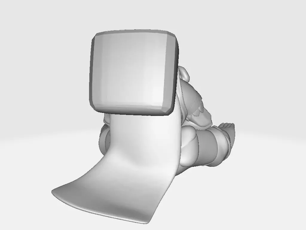 CoC Yeti Champion Legendary Skin Pose 1 3D print model_3