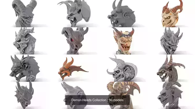 Demon Heads Collection 