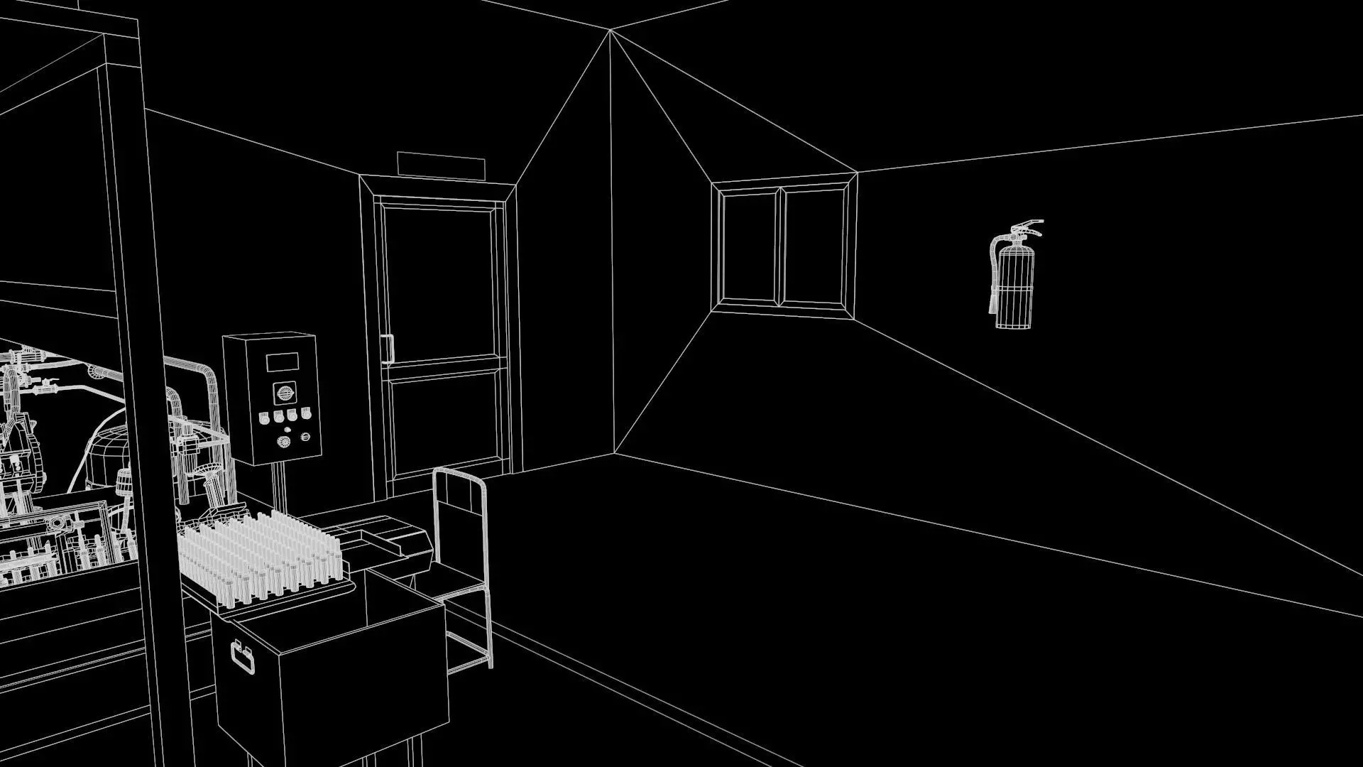 Eight Head Ampoule Filling and Sealing Machine Low-poly 3D model_19